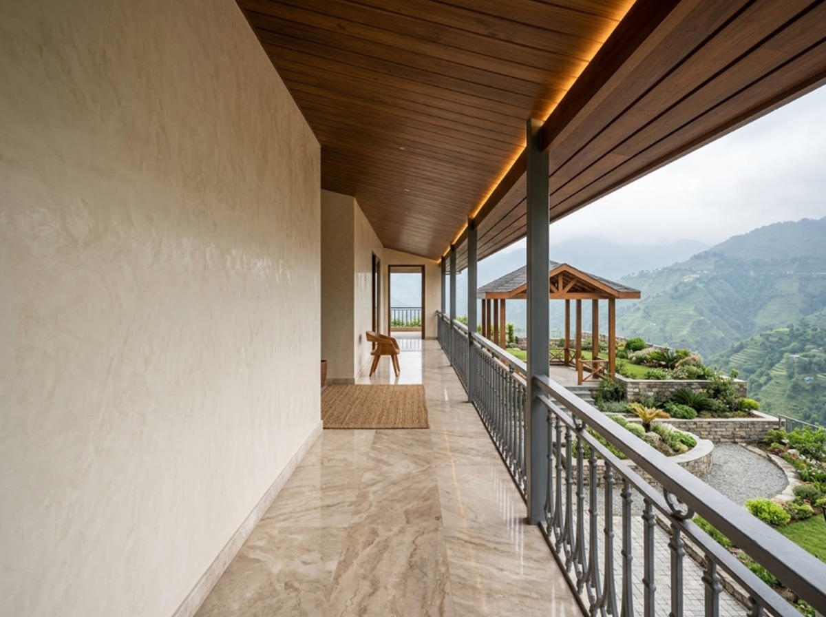 Arched Mountain View Terrace