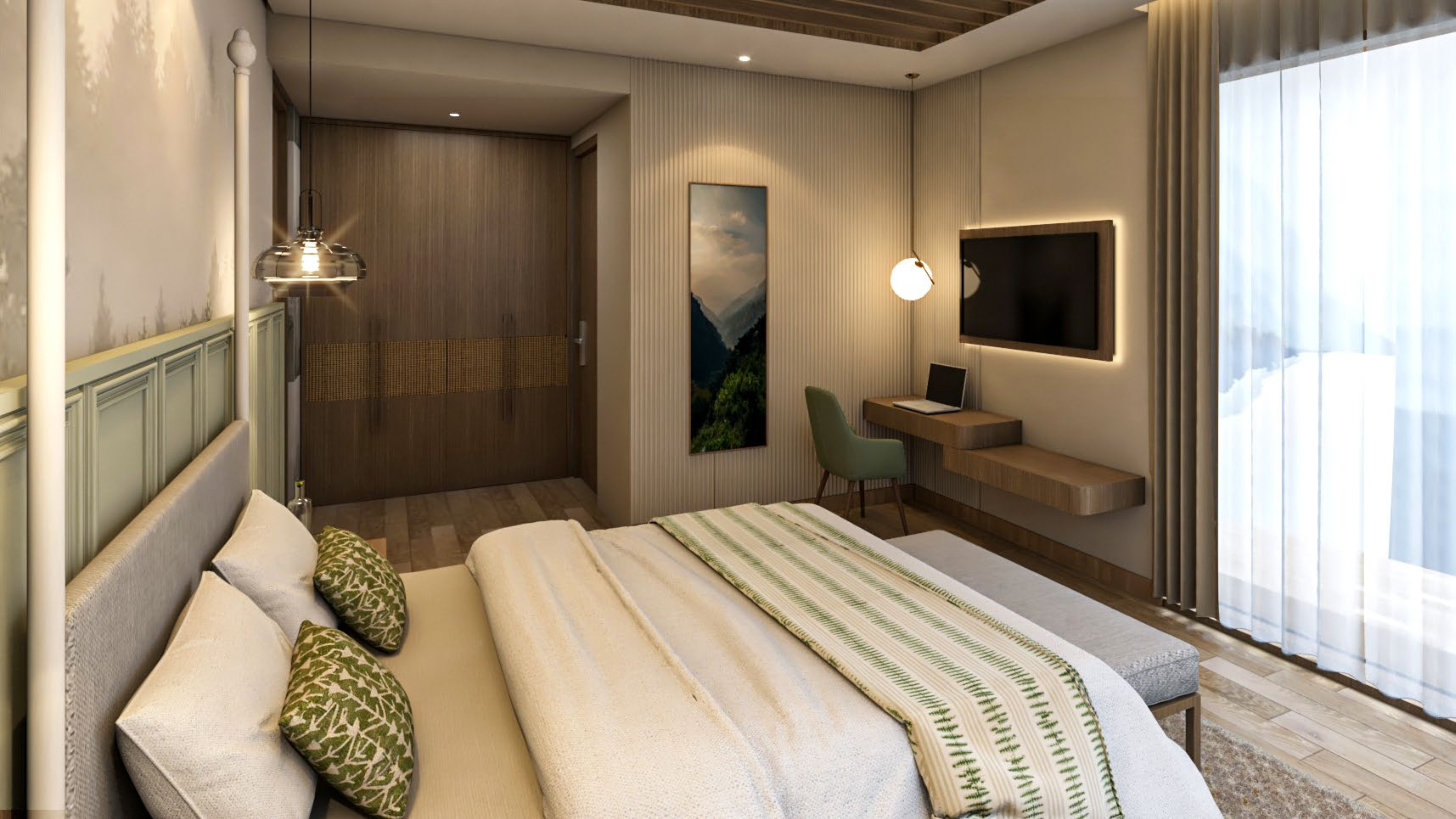SPACIOUS BEDROOMS